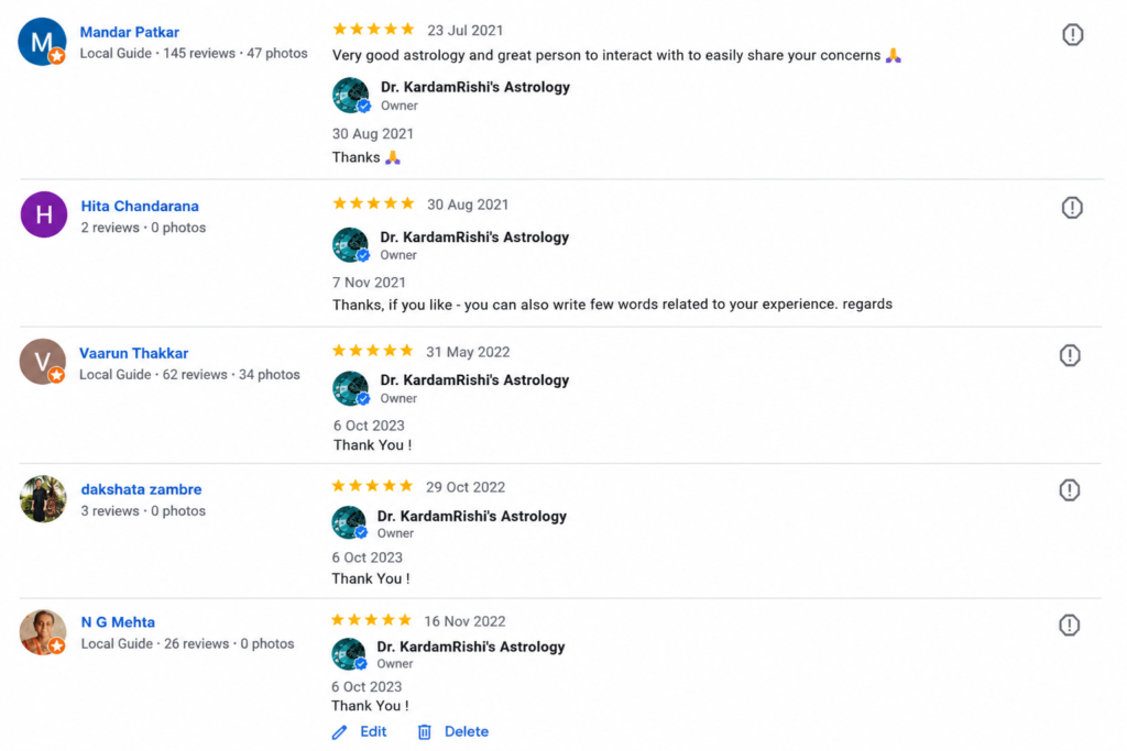 reviews 16 to 20